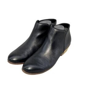 Softwalk Rocklin S1457-001 Black Leather Ankle & Bootie Women's 10.5N EUC!